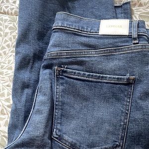 Express High Rise Wide Leg Jeans